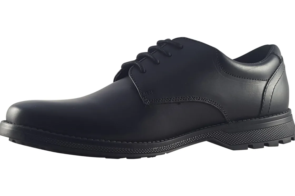 BOY Term Footwear Junior Boys | Senior Boys<Tyson Clerk (W) Boys Leather School Shoes