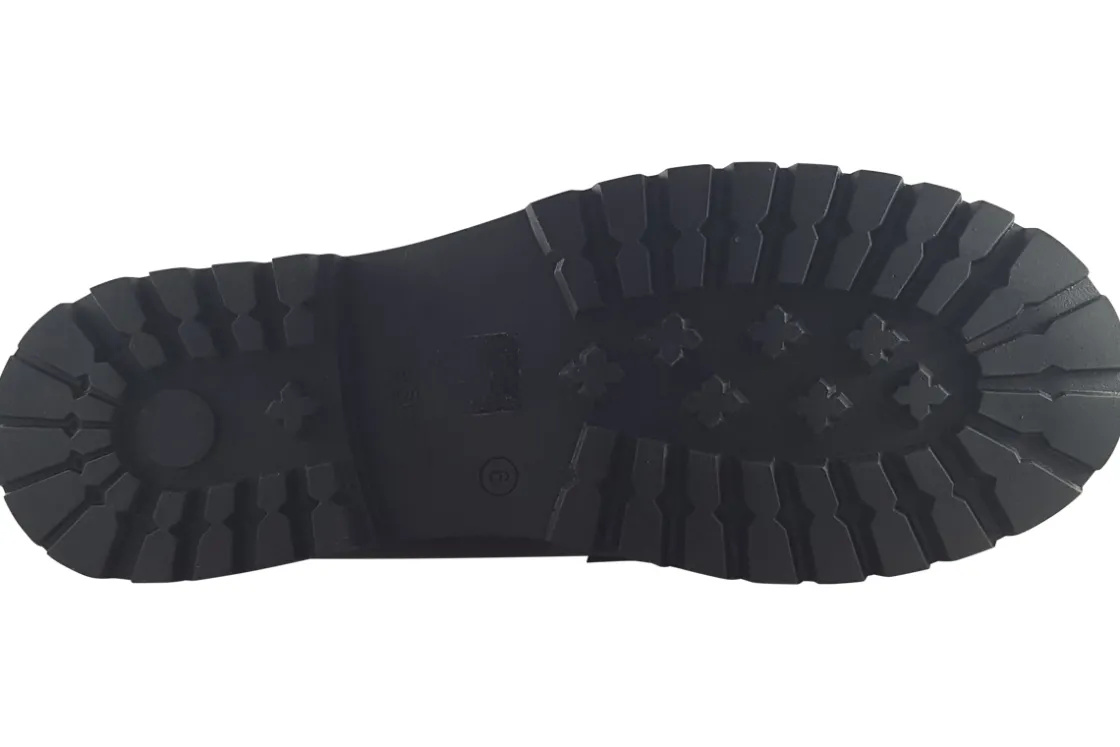 Term Footwear Junior Girls | Senior Girls<Willow Black Girls Leather School Shoes