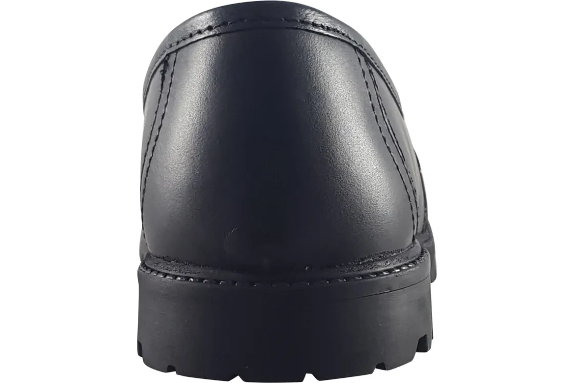 Term Footwear Junior Girls | Senior Girls<Willow Black Girls Leather School Shoes