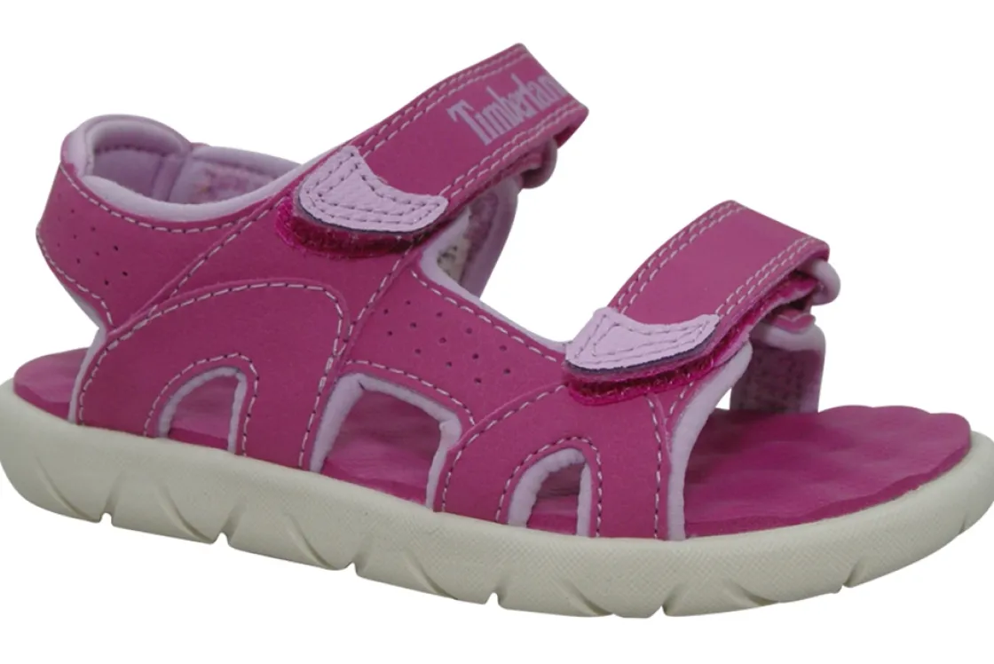 Timberland Velcro | Girls Sandals<Perkins Row Strap Sdl G Girls Sandals