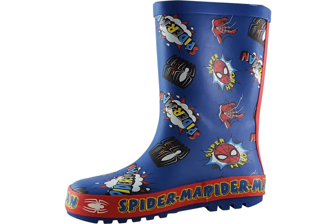 BOY William Lamb Pull On | Removable Insole<Spiderman 'Marcel' Boys Wellingtons