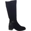 Women Zanni and Co Womens Boots<Monera Womens Suede Effect Long Leg Boots