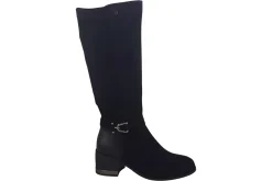 Women Zanni and Co Womens Boots<Monera Womens Suede Effect Long Leg Boots